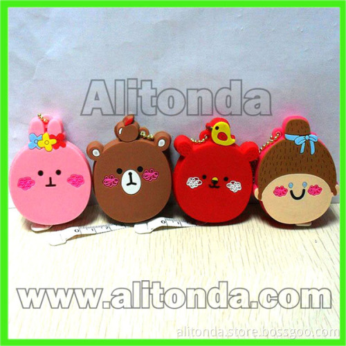 Cartoon mini 1m 1.5m cute promotional tape measurements